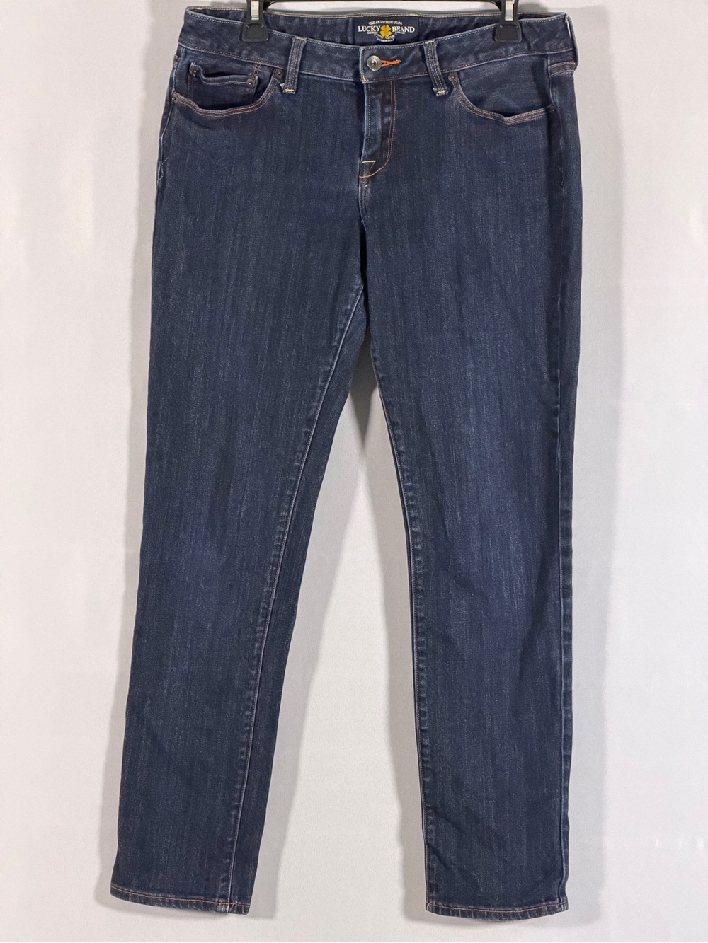 Lucky Brand Lola Skinny Dark Wash Jeans Size 14/32 Indigo Wash Woman’s Denim